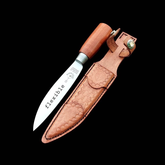 TKS - PISAU SESET KULIT POTONG DAGING CAP GARPU FLEKSIBEL ORI HERDER JERMAN