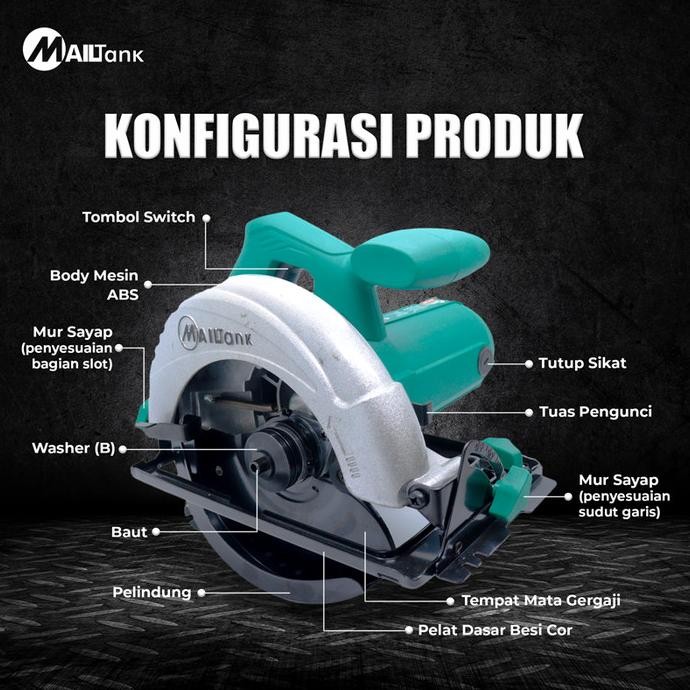 MAILTANK SH51 GERGAJI MESIN JIGSAW MESIN POTONG GERGAJI LISTRIK KAYU