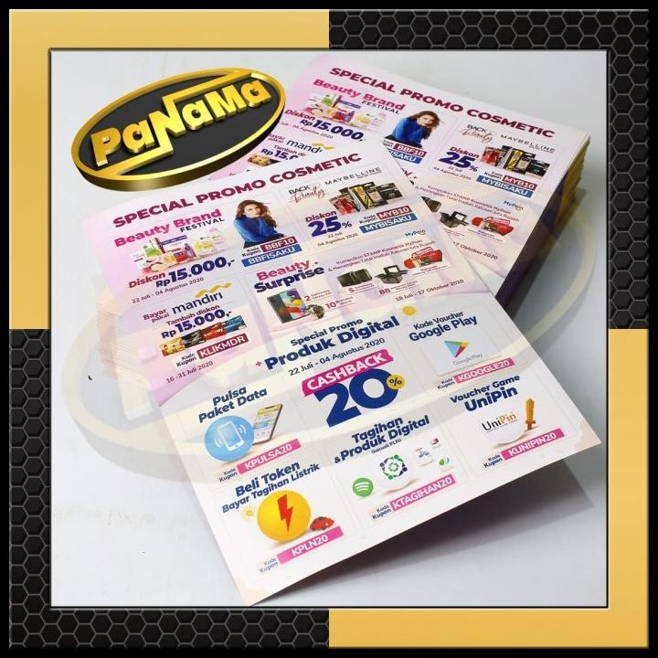 

Terlaris Digital Print Flyer A5, 1 Muka, Art Paper 150Gr, Cetak Brosur Murah Good Quality