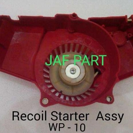 KAP STARTER/RECOIL STARTER ASSY MESIN POMPA AIR 1" 2TAK WP-10 ORIGINAL DAN TERPERCAYA
