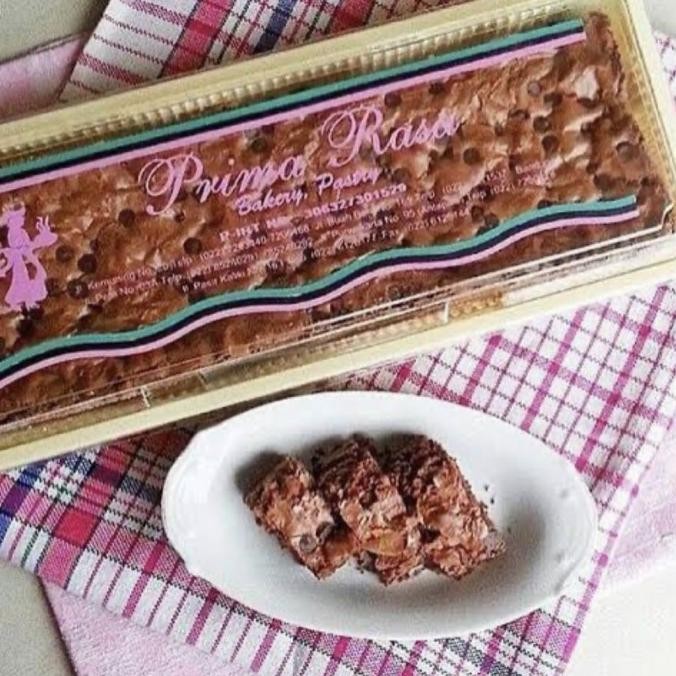 

Brownies Panggang Almond/Choco chips Prima Rasa Bandung/oleh2 Bandung Berkualitas