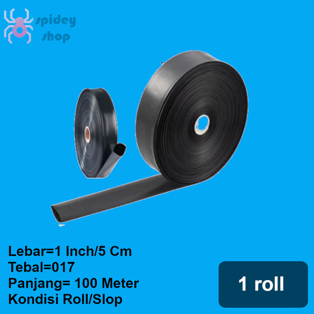 Selang drip Selang Irigasi 1 Inch 100 Meter Tebal 170 Mikron Anti UV