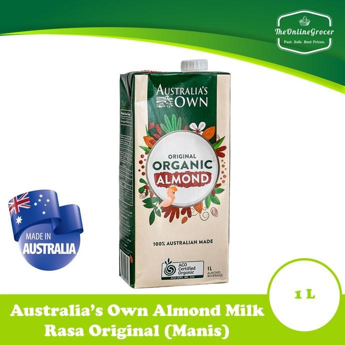 

Australia's Own Organic Almond Milk Original - Susu Kacang Almond 1L Berkualitas