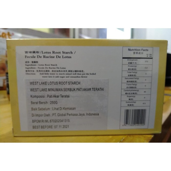 

BUBUK TEPUNG AKAR TERATAI LOTUS ROOT