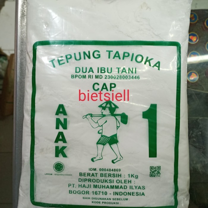 

TEPUNG TAPIOKA IBU TANI CAP ANAK 1 KG 10 PCS/KRT (GOSEND/GRAB)