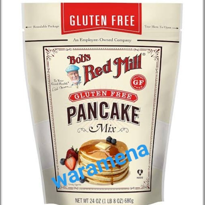 

BOBS RED MILL PANCAKE MIX 680GR - GLUTEN FREE