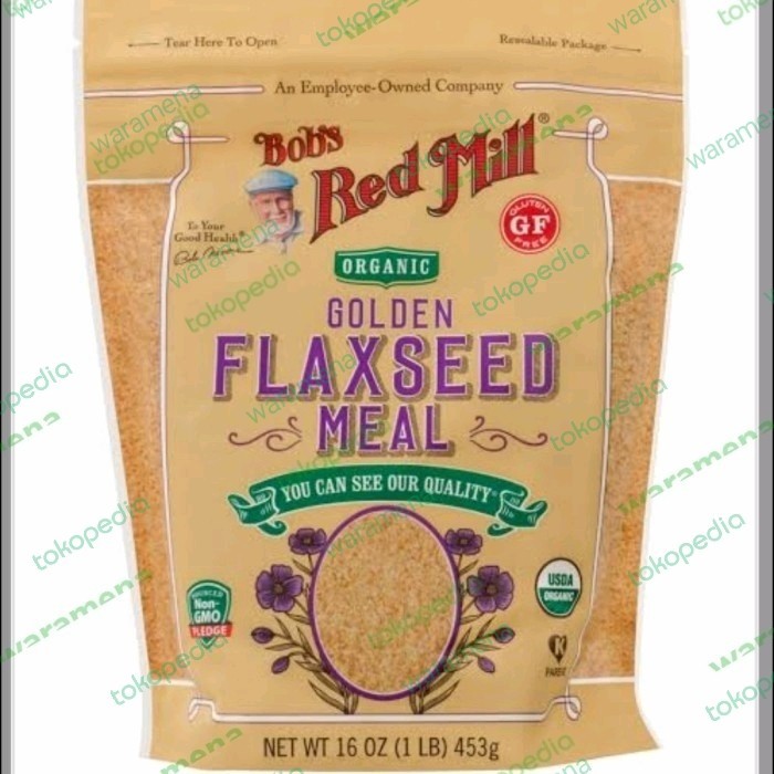 

BOBS RED MILL ORGANIC GOLDEN FLAXSEED MEAL 453GR