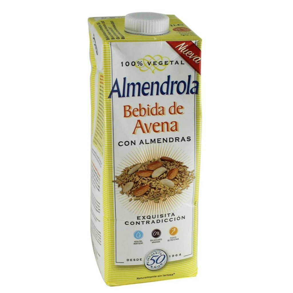 

Almendrola Oat Drinks with Almond Minuman Sehat Susu Almond Gandum Berkualitas