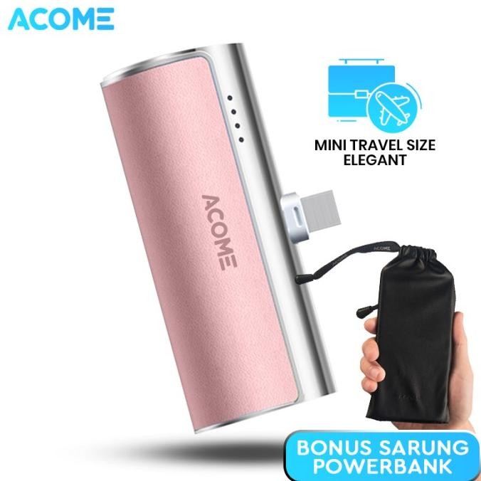 [BONUS SARUNG POWERBANK] ACOME POWERBANK FAST CHARGING LED DISPLAY AP045/AP050/AP108/AP110/AP201/AP2