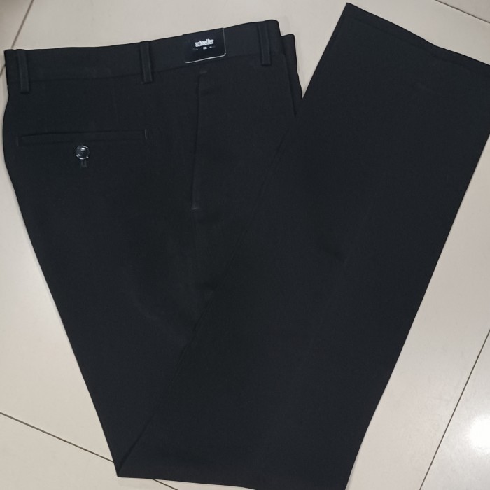 New Produk Schoeller Lawell OriginalReguler Hitam PolosCelana Formal Hnm79