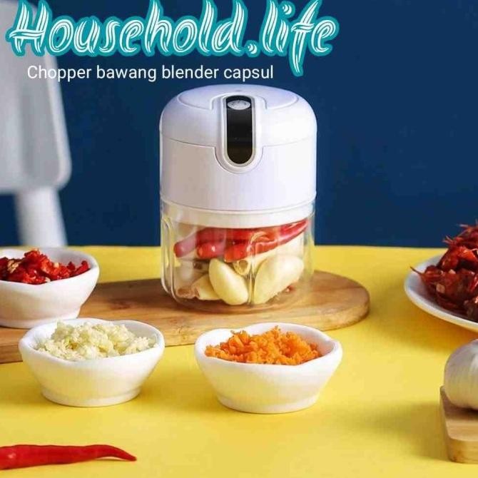

CHOPPER BAWANG BLENDER CAPSUL SERBAGUNA WARNA RANDOM BLENDER PORTABLE MINI USB - CHOPPER BUMBU DAPUR DAN DAGING DENGAN USB MINI ORIGINAL