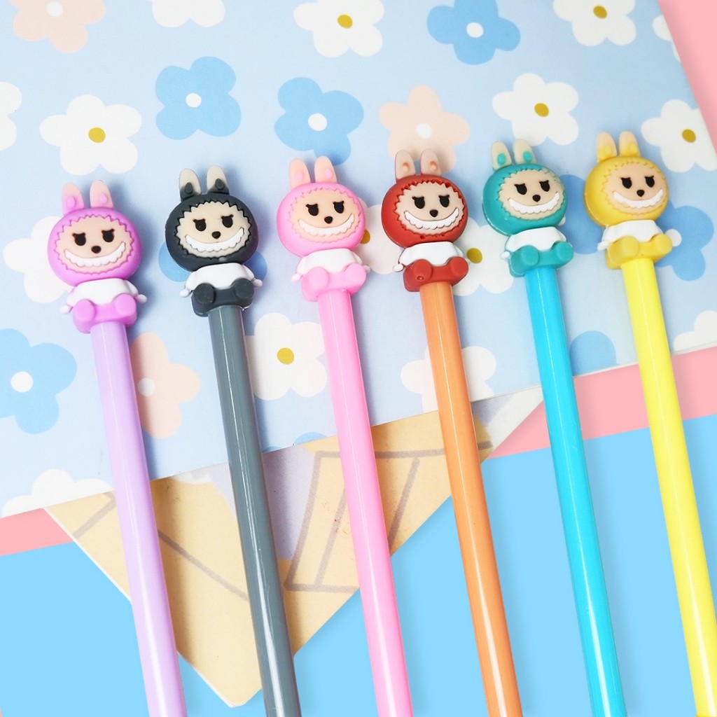 

Bolpen Gel Fancy / Pulpen 3D Labubu 0.5 / Pulpen Warna Hitam / Gel Pen C67 (PCS)