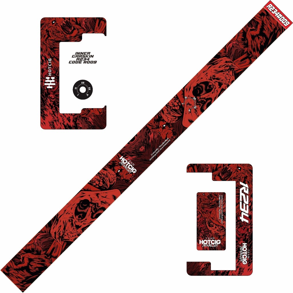 

Terlaris R234 Garskin Stiker Custom Case Laminasi Tebal COD