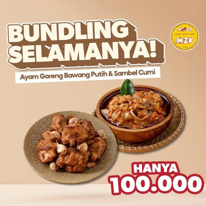 

BUNDLING AYAM BAWANG PUTIH DAN SAMBEL CUMI ORIGINAL