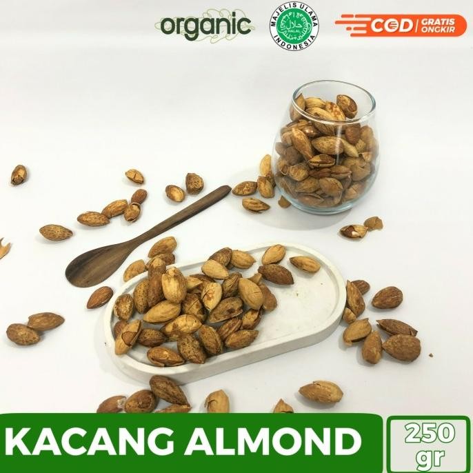 

kacang almond 250gr Berkualitas
