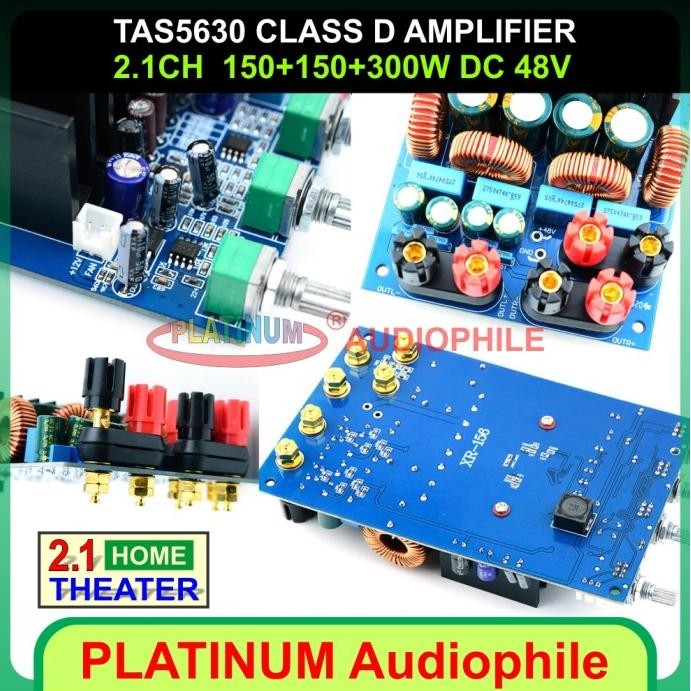 Promo TAS5630 Amplifier Class D 2.1CH 2x150W+300W TAS5630 Class D Amplifier COD