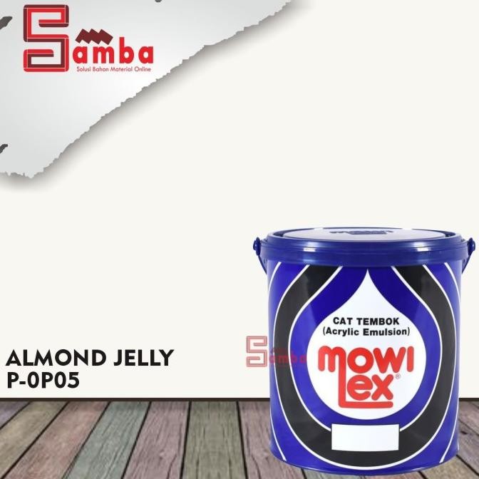 

MOWILEX EMULSION ALMOND JELLY 2,5 LTR TINTING / CAT TEMBOK INTERIOR Berkualitas