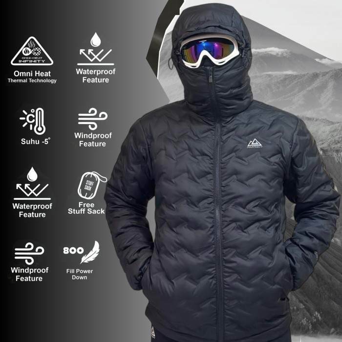 Terbaru Jaket Bulu Angsa Omni-Heat Teknologi Thermal Mountain-G Original Terlaris