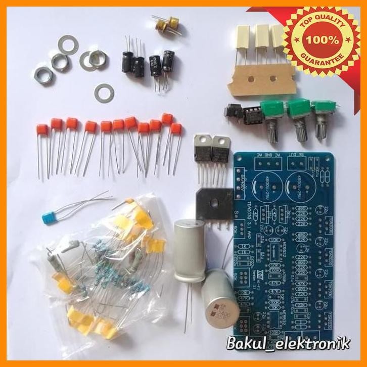 [bak] part kit amplifier 2.1 stereo + sub lm1875 / tda2050