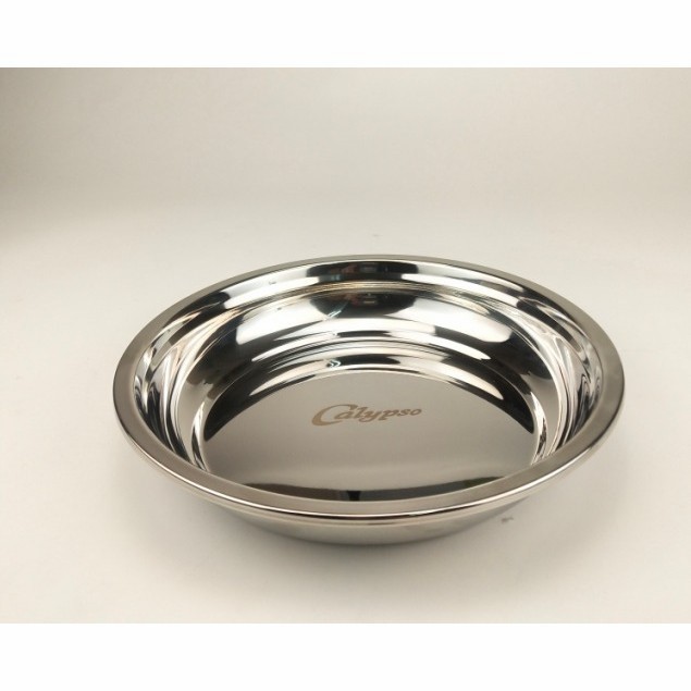 Piring / Nampan Bulat Calypso Stainless Steel 28Cm