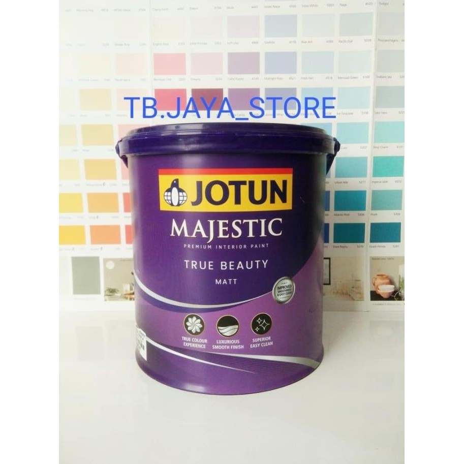 

JOTUN MAJESTIC TRUE BEAUTY MATT 2.5L CAT TEMBOK ALMOND BEIGE 10966 Berkualitas