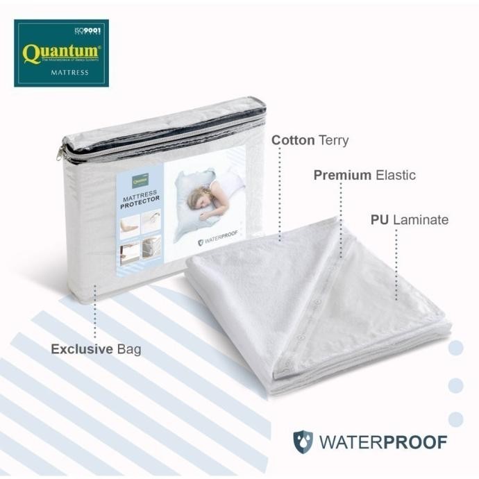 diskon matras protector / pelindung kasur waterproof quantum 180 x 200
