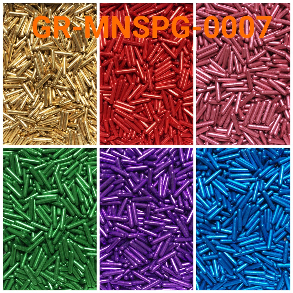 

GR-MNSPG-0007 Sprinkles springkel 10gr meses stick biru ungu pink gold (SPRINKLES)