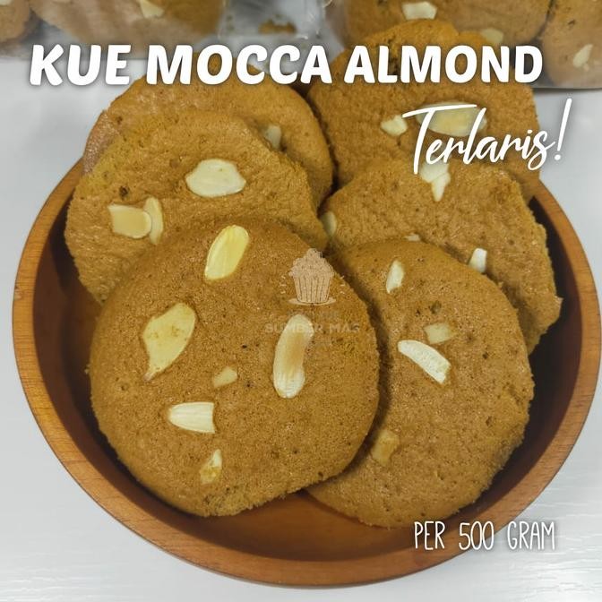 

KUE BOLU KERING MOCA ALMOND ALMON TERLARIS TERMURAH PER 500GRAM NETT Berkualitas