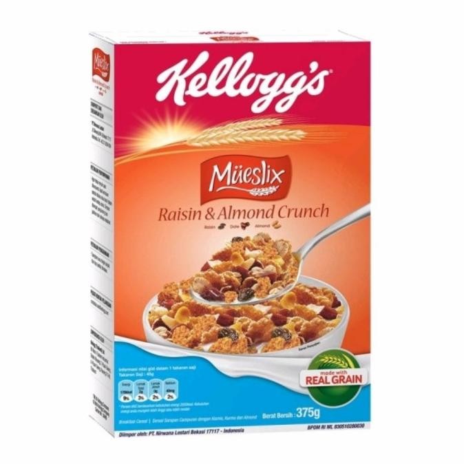 

KELLOGS MUESLIX RAISIN ALMOND CRUNCH 375G Berkualitas