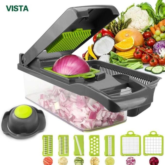 

PARUTAN PENGIRIS ALAT PEMOTONG SAYURAN BAWANG BUAH SERBAGUNA SLICER ORIGINAL