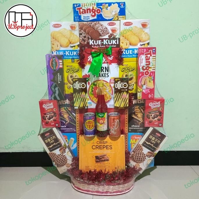

PARCEL SNACK HAMPERS LEBARAN - L new