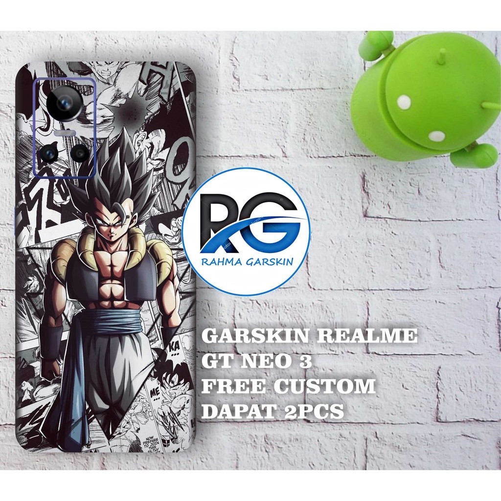 

Terlaris Realme GT Neo 3 Garskin Stiker Custom Case Laminasi Tebal COD