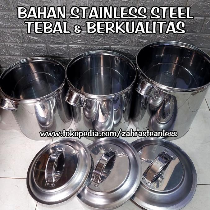 

New Panci Tinggi / Tong Air Stainless / Dandang Bakso / Panci Air