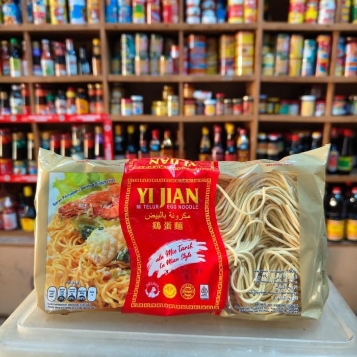 

Mie Telur Yi Jian Kecil 190Gr (Kemasan Baru)