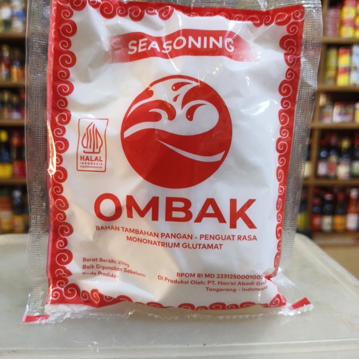 

Ombak Msg Seasoning/ Penguat Rasa Mononatrium Glutamat 250Gr