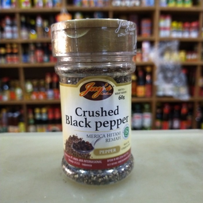 

Jay'S Black Pepper Crushed/ Merica Hitam Remah 55Gr