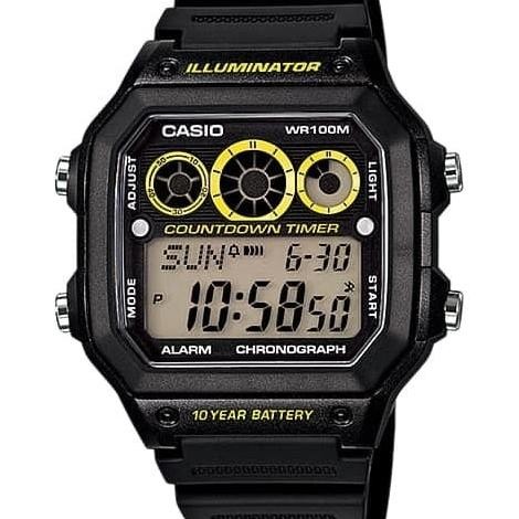 JAM TANGAN CASIO AE-1300WH-1AVD / AE1300WH ORIGINAL & BERGARANSI