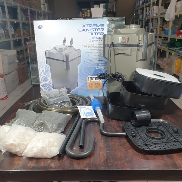 RESUN EF 1200 U UV XTREME EXTERNAL CANISTER FILTER AQUARIUM AQUASCAPE