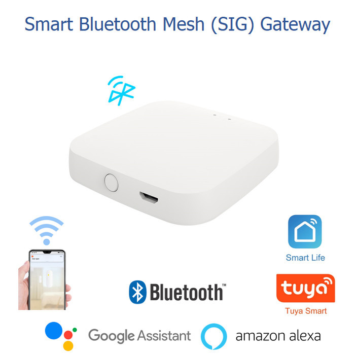 TERMURAH - Tuya Smart Bluetooth Gateway Hub SIG Mesh WiFi Smart Life APP