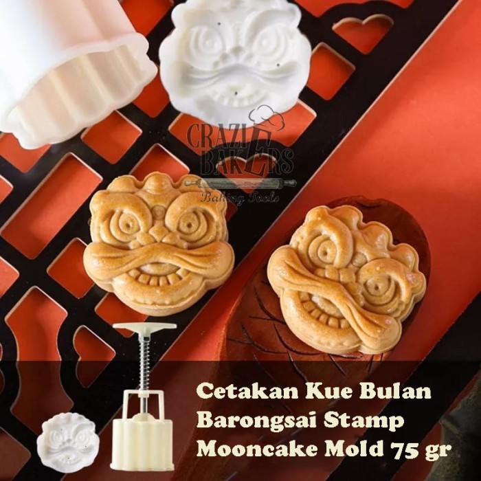 

TERBARU CETAKAN KUE BULAN BARONGSAI STAMP MOONCAKE MOLD 75 GR