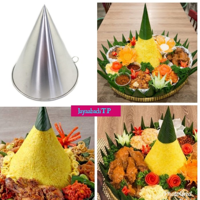 

TERMURAH CETAKAN TUMPENG KERUCUT DIAMETER 22CM