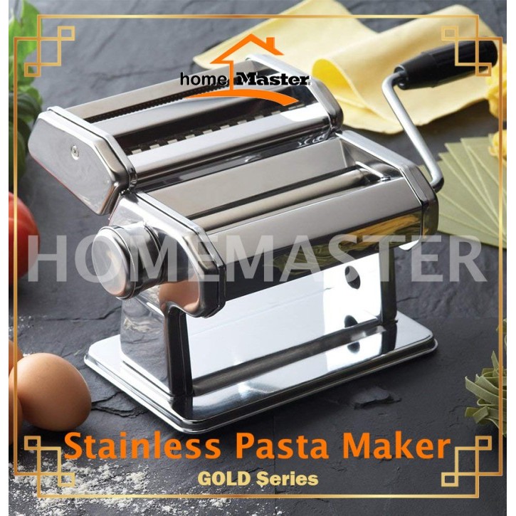 

TERLARIS ALAT PEMBUAT PASTA MAKER/ROLLER/GILINGAN NOODLE/MIE/MOLEN/PANGSIT KYP