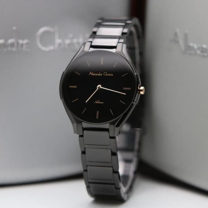 ALEXANDRE CHRISTIE AC 8610 WANITA FULL BLACK ASTERIA ORIGINAL