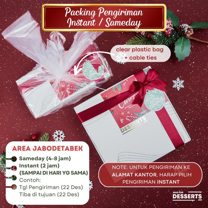 

Christmas Hampers Fudgy Chocolate Brownies Almond Choco Free Card