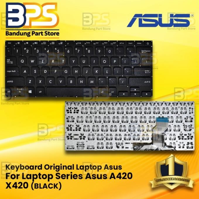 TERBARU - Keyboard Original Laptop Asus For Asus A420 X420 (Black)