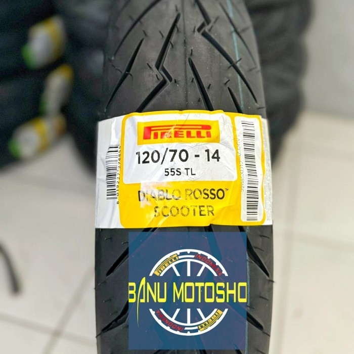 Ban Pirelli Aerox Diablo Rosso Scooter 120/70 ring 14