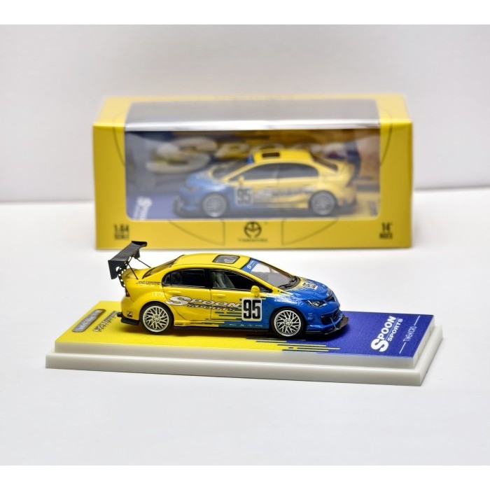 Limited Time Micro Honda Civic Spoon Racing Team #95 Fd2 Mugen Type R Race Edition Limited Edition