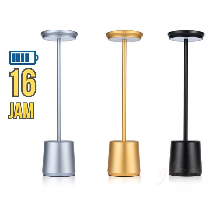 Lampu Meja Portable Led Usb Charge Baca Baterai Hias Belajar Lemari