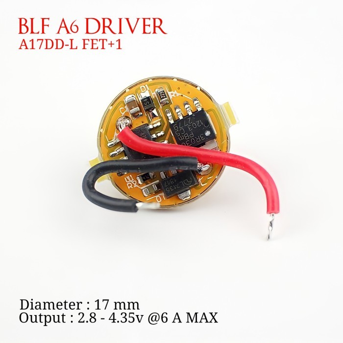 DRIVER ASTROLUX BLF A6 10W 17MM 2 GROUP LED CREE XP-L XPL XP-L2 XPL2