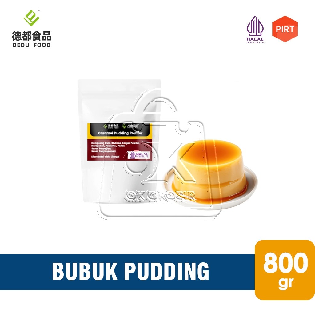 

Caramel Pudding Powder DeduFood Bubuk Puding Karamel (Pouch 800g)